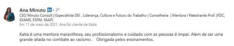 Depoimento Ana Minuto