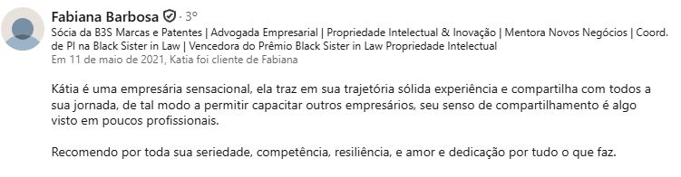 Depoimento Fabiana Barbosa