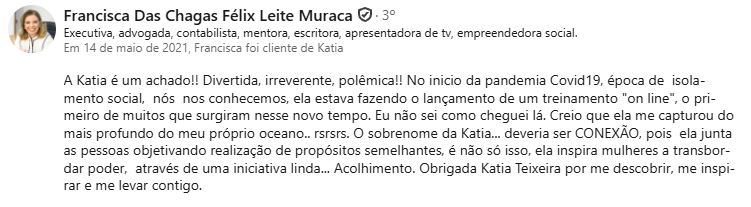 Depoimento Francisca Muraca