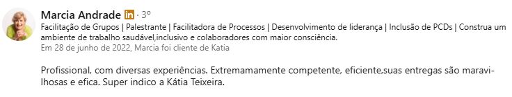 Depoimento Márcia Andrade