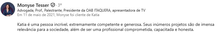 Depoimento Monyse Tesser
