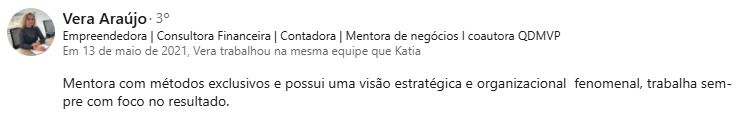 Depoimento Vera Araújo